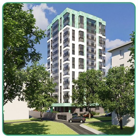 2-к. квартира, 61,1 м², 9/14 эт.