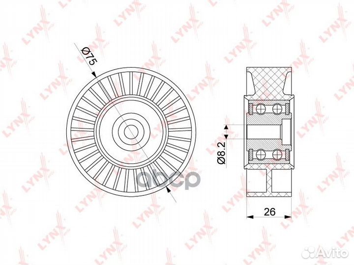 Ролик натяжной приводного ремня audi Q5 3.0TDI