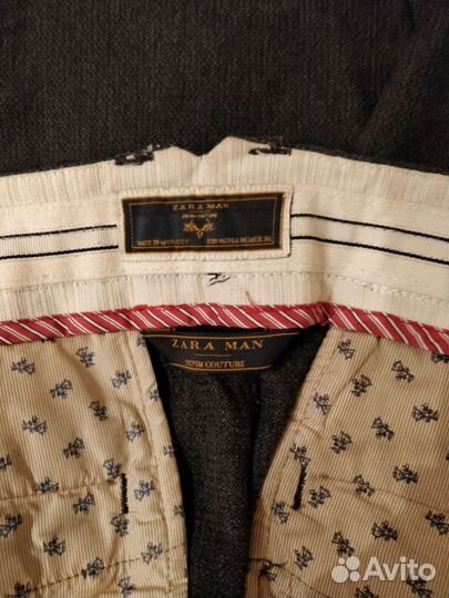 Брюки штаны мужские Zara свободного силуэта