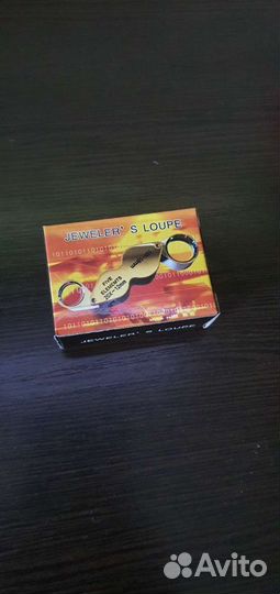 Лупа ювелира 10х&20х универсальная