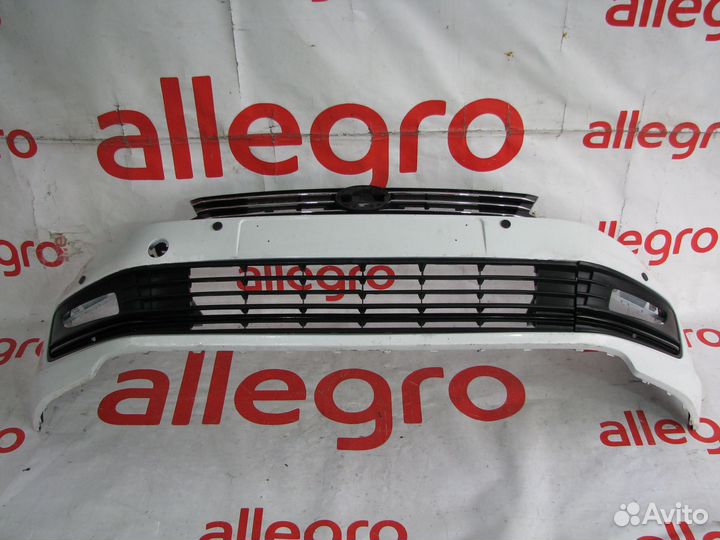 Volkswagen Polo 5 Бампер Передний 2015-2020