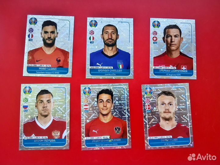 Наклейки футбольные panini Евро 2020 Preview