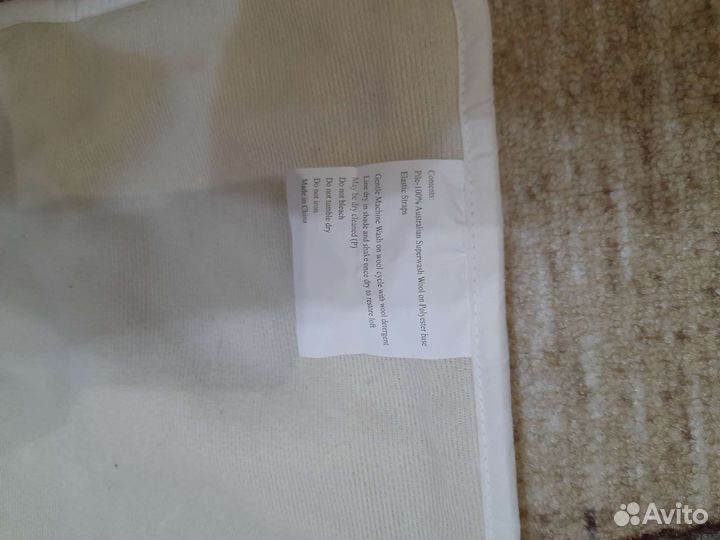 Матрас овечий в детскую кроватку