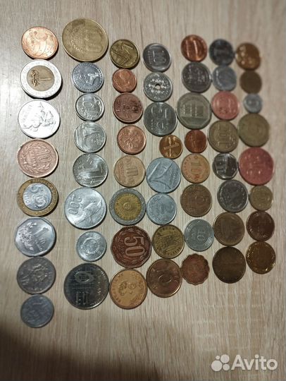 Набор иностранных монет