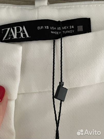 Брюки Zara белые