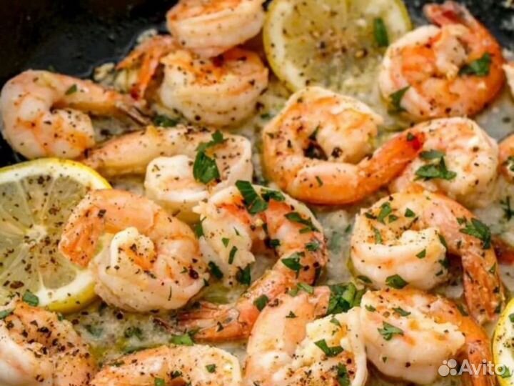 Креветки жареные