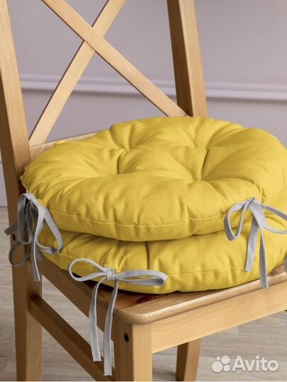 Банкетка подушка- сидушка круглая