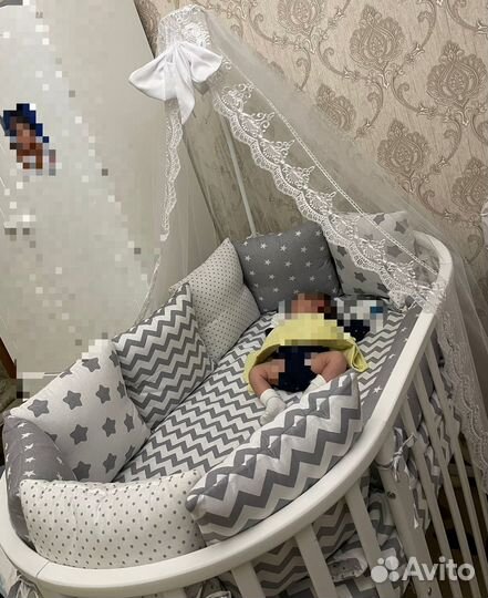 Детская кроватка трансформер 8 в 1