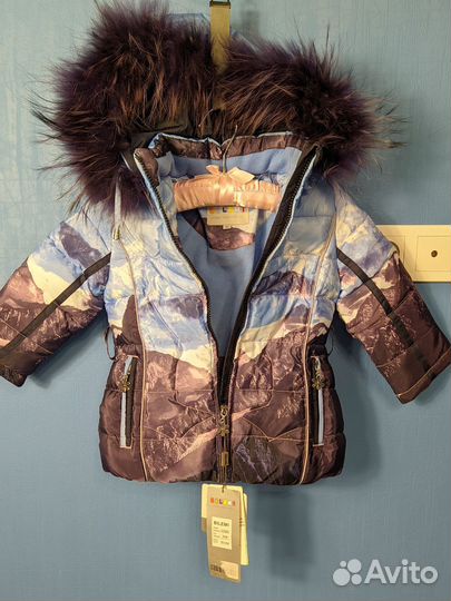 Куртка и полукомбинезон Bilemi, размер 92, новый