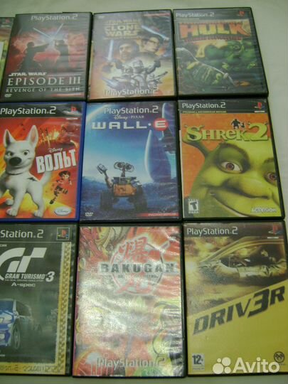 Игры PlayStation 2 Б/У (14 дисков)