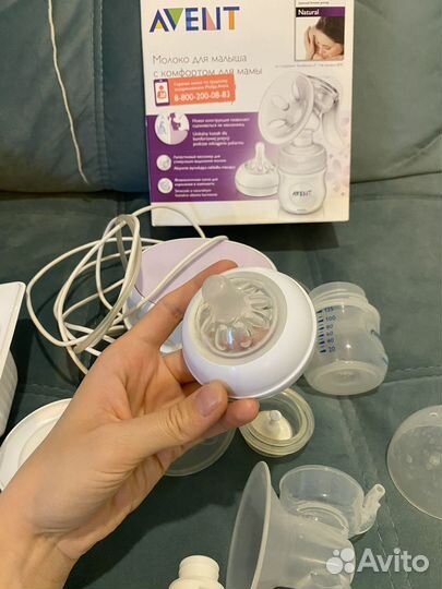 Молокоотсос avent электрический