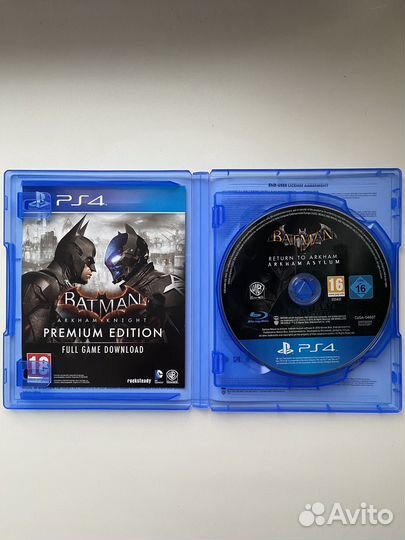 Диск Batman arkham collection ps4