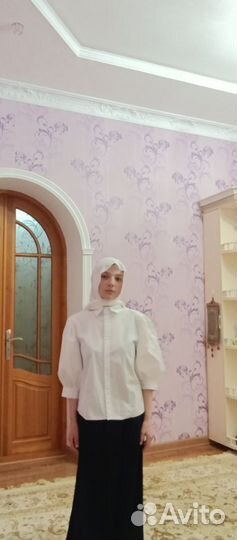 Рубашка женская белая 46