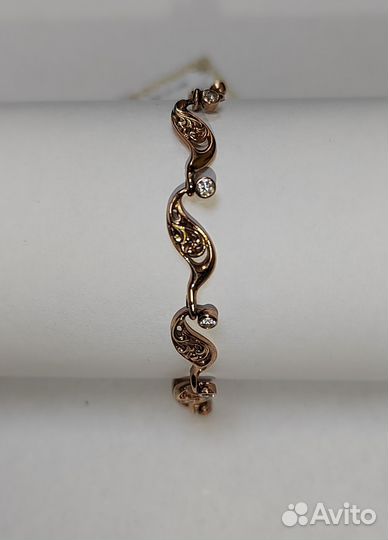 Золотой женский браслет 585 пробы 6.80 грамма