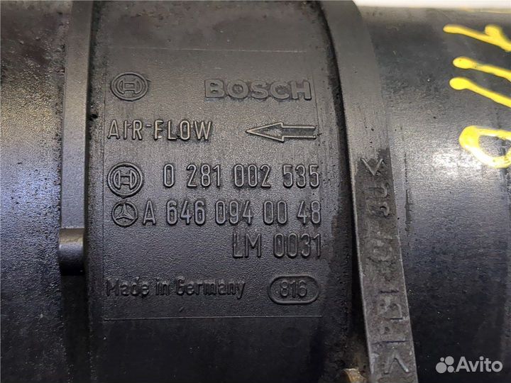 Измеритель потока воздуха Mercedes C W204, 2008