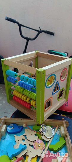 Развивающие деревянные игрушки пакетом