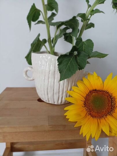 Интерьерная Ваза керамика сканди