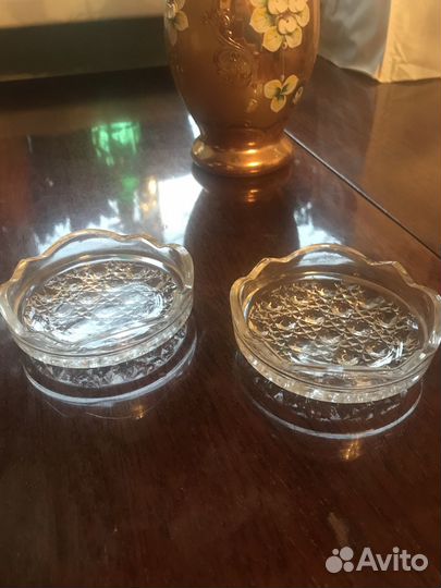 Розетки хрустальные