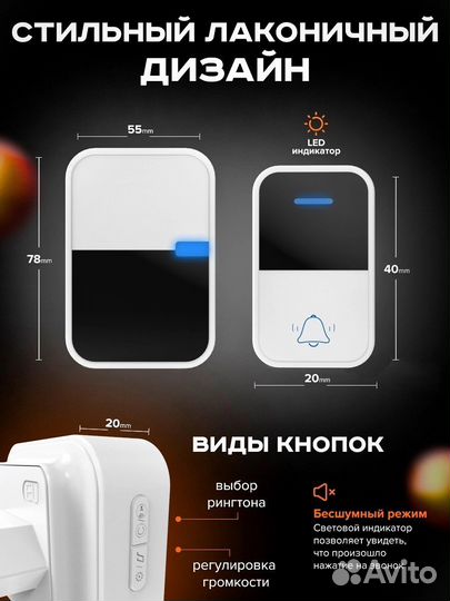 Умный дверной звонок (новый)