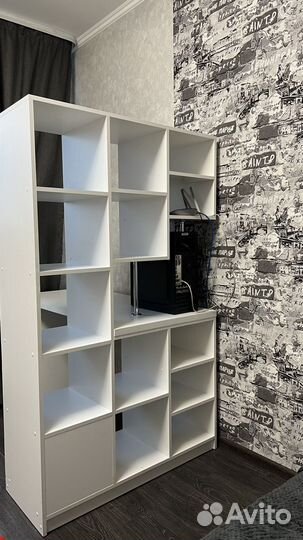 Стеллаж с компьютерным столом