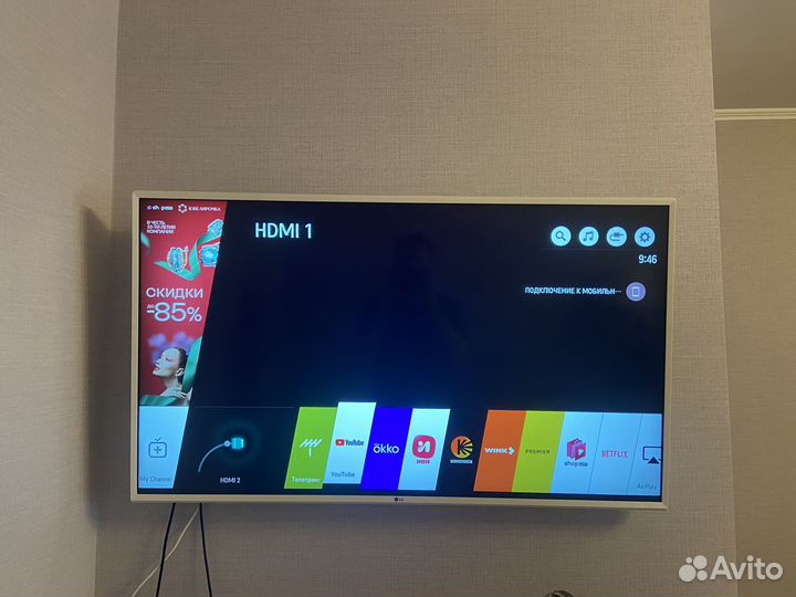 Телевизор LG SMART tv 49UK6390PLG