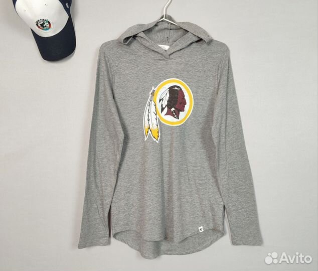 Женский лонгслив с капюшоном 47 Brand р.S