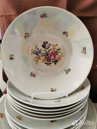 Сервиз столовый гдр (32 предмета)