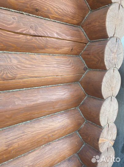 Конопатка Шлифовка Покраска срубов