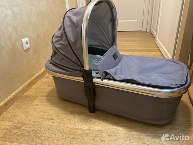 Коляска 2 в 1 moon scala 2020, цвет серый графит