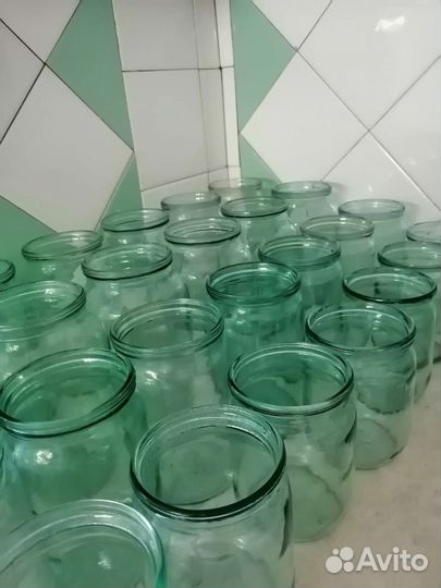 Банки стеклянные 1л, 2л, 3л