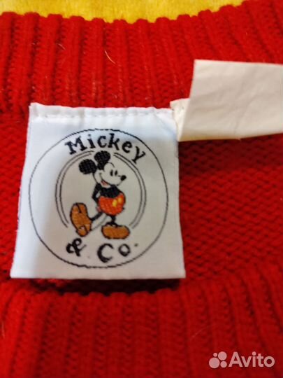 Свитер винтажный Retro Mickey & Co