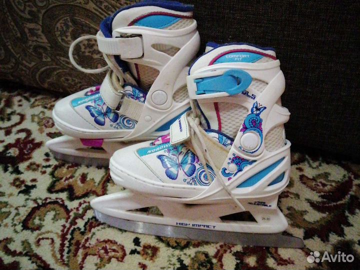 Коньки детские раздвижные