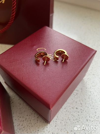 Серьги cartier