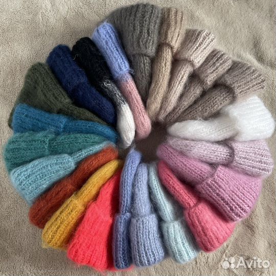 Шапки из мохера