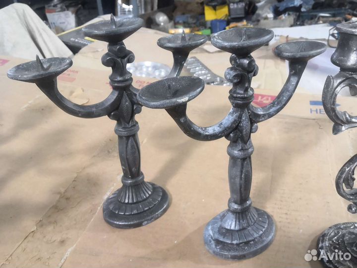 Подсвечники и канделябры бронза