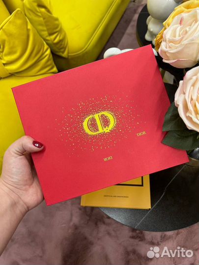Dior набор: блокнот и конверты