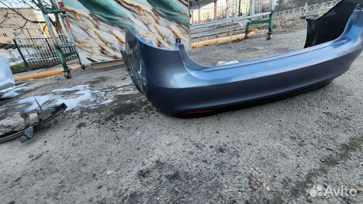 866114Y000 бампер Kia Rio 3 задний в сборе бу