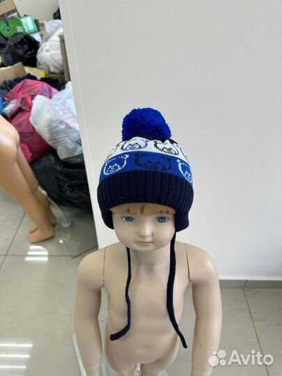 Зимняя шапка для мальчика