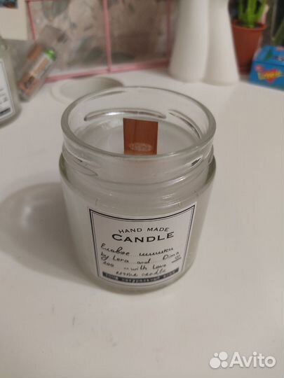 Ароматическая свеча ручной работы 