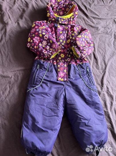 Зимний комбинезон для девочки 80 86