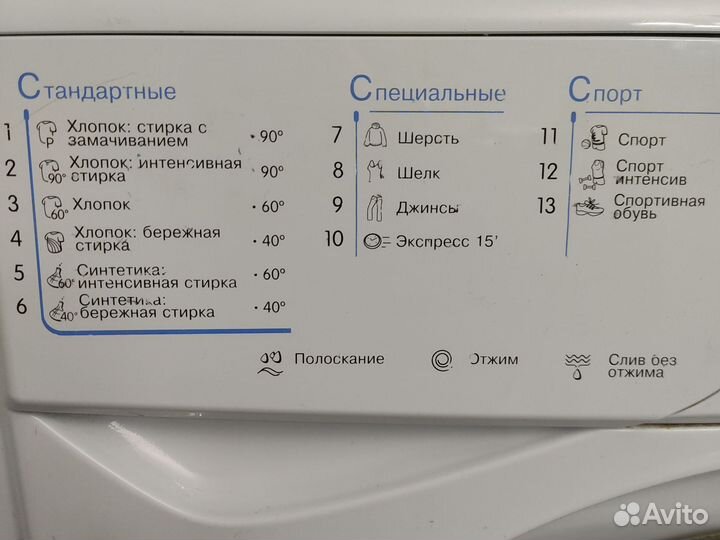 Узкая Indesit 4 кг 1000 об