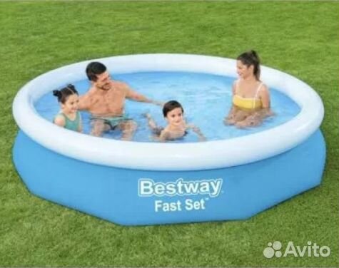 Надувной семейный бассейн 305 х 66см