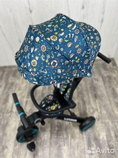 Трехколесный велосипед каталка luxmom