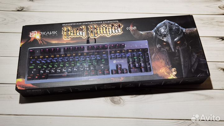 Механическая клавиатура oklick 970G Gray