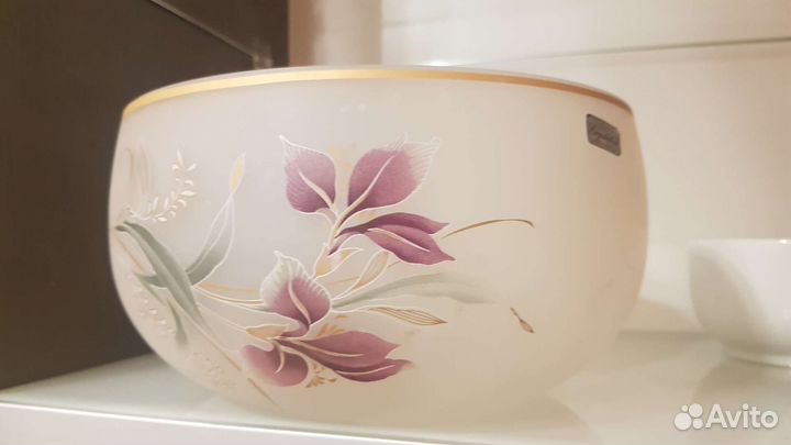 Посуда стекло Богемское