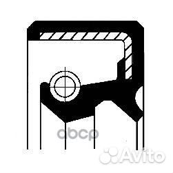 Сальник 35 x 47 x 7.3 8.3 гу 01034082B Corteco