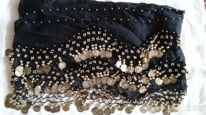 Пояс с монетами для восточного танца(танца живота)