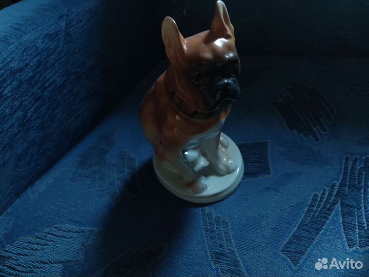 Фарфоровые статуэтки собака лфз
