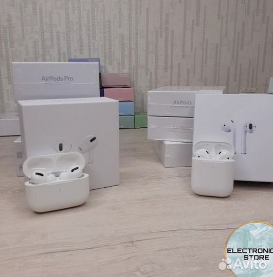 Airpods 2 Беспроводные Наушники Молочн