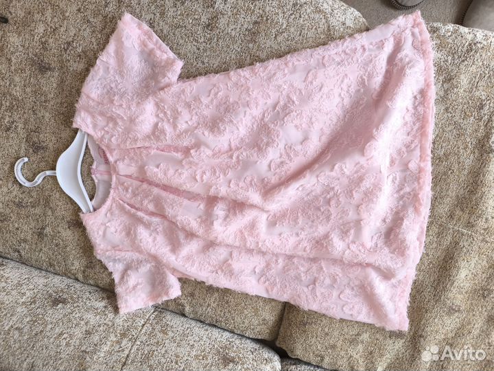 Платье розовое